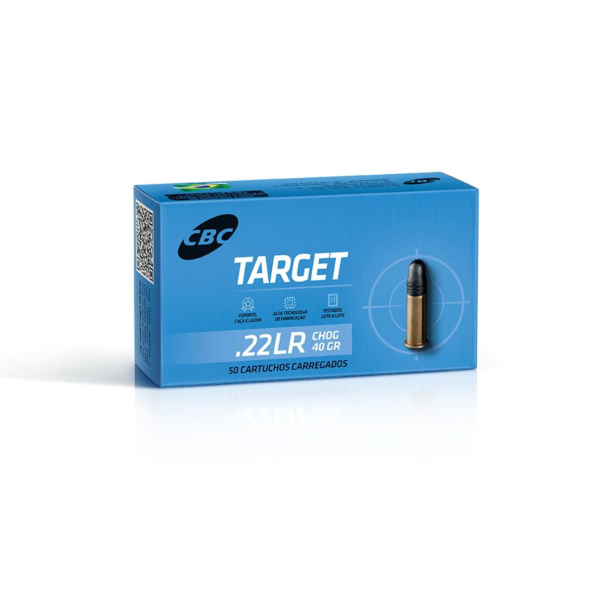 Cartucho CBC 22 LR Target 40gr (50un)