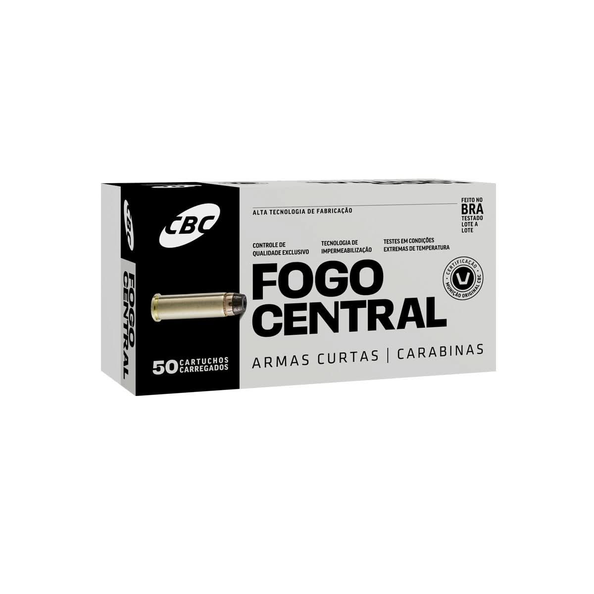 Munição CBC .38 SPL CHOG 158gr Treina (50un)