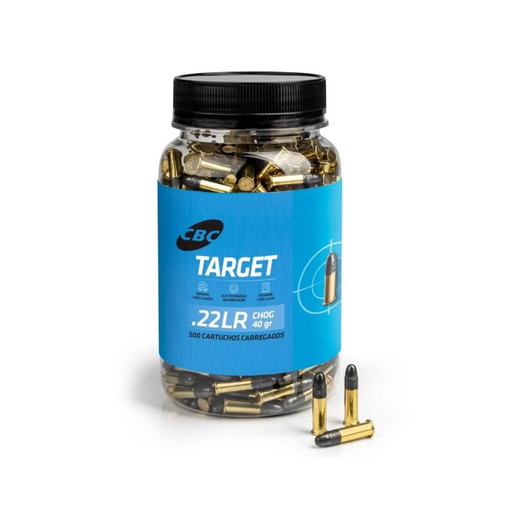 Cartucho CBC 22 LR Target 40gr (500un)