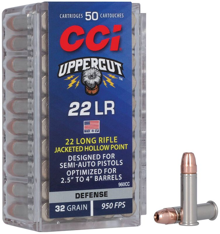 Munição CCI Uppercut 22 LR 32 Grains 950 fps
