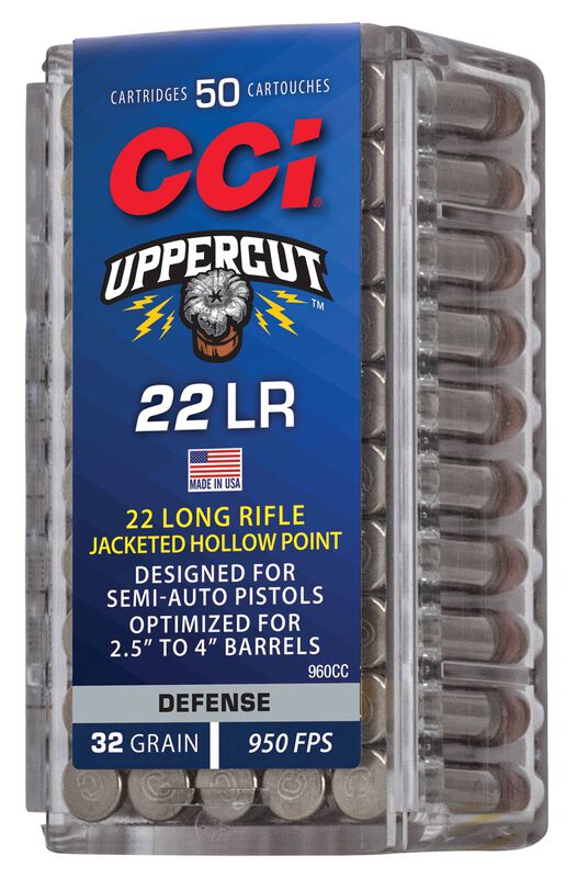 Munição CCI Uppercut 22 LR 32 Grains 950 fps