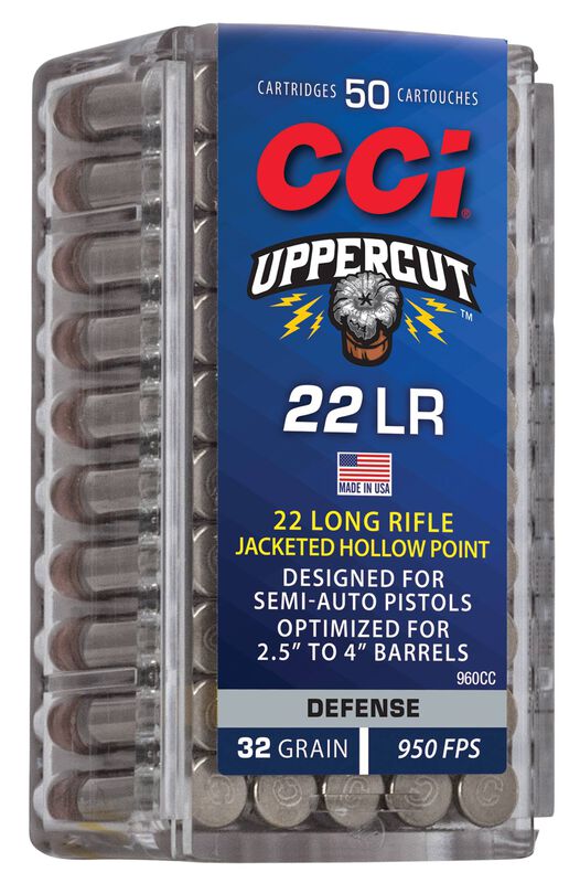 Munição CCI Uppercut 22 LR 32 Grains 950 fps