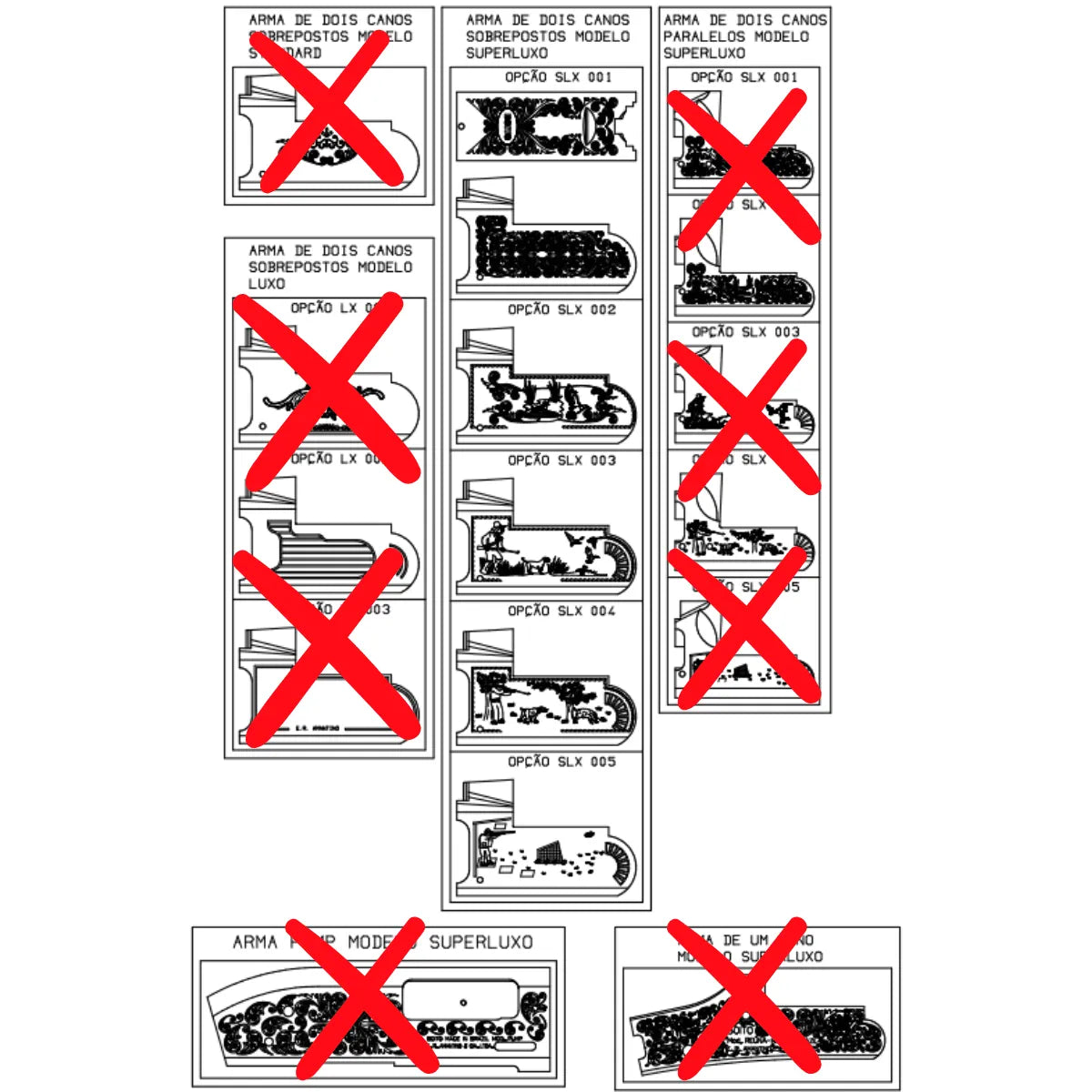 Espingarda Boito Miura II Super Luxo Calibre 12