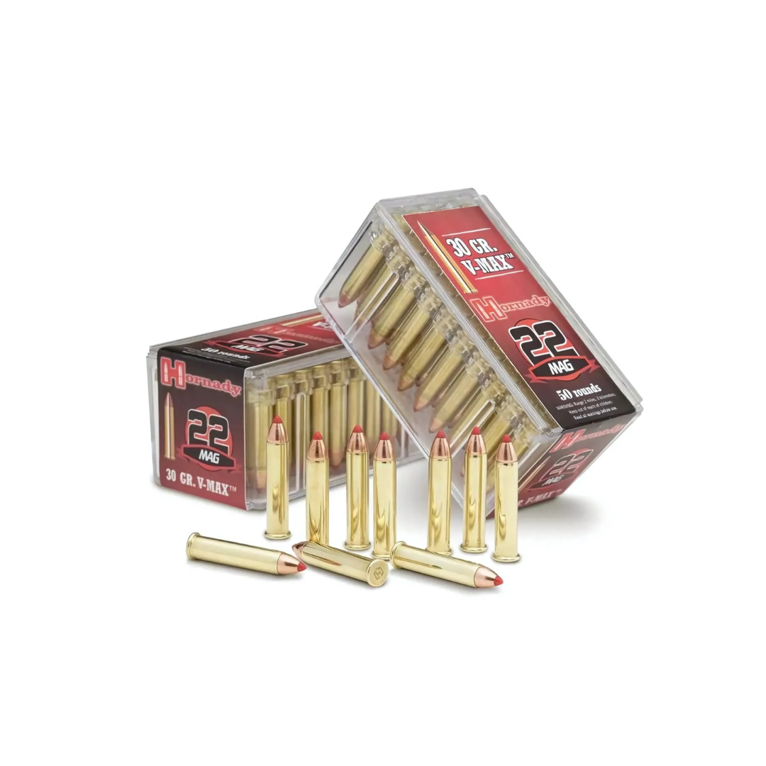 Munição Hornady V-Max .22 WMR – Caixa c/50