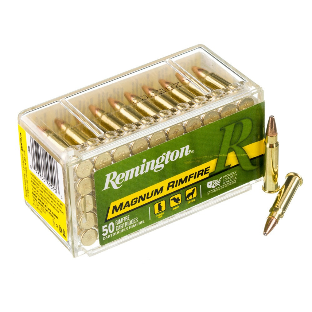 Munição Remington Magnum Rimfire .17 HMR - Caixa c/50
