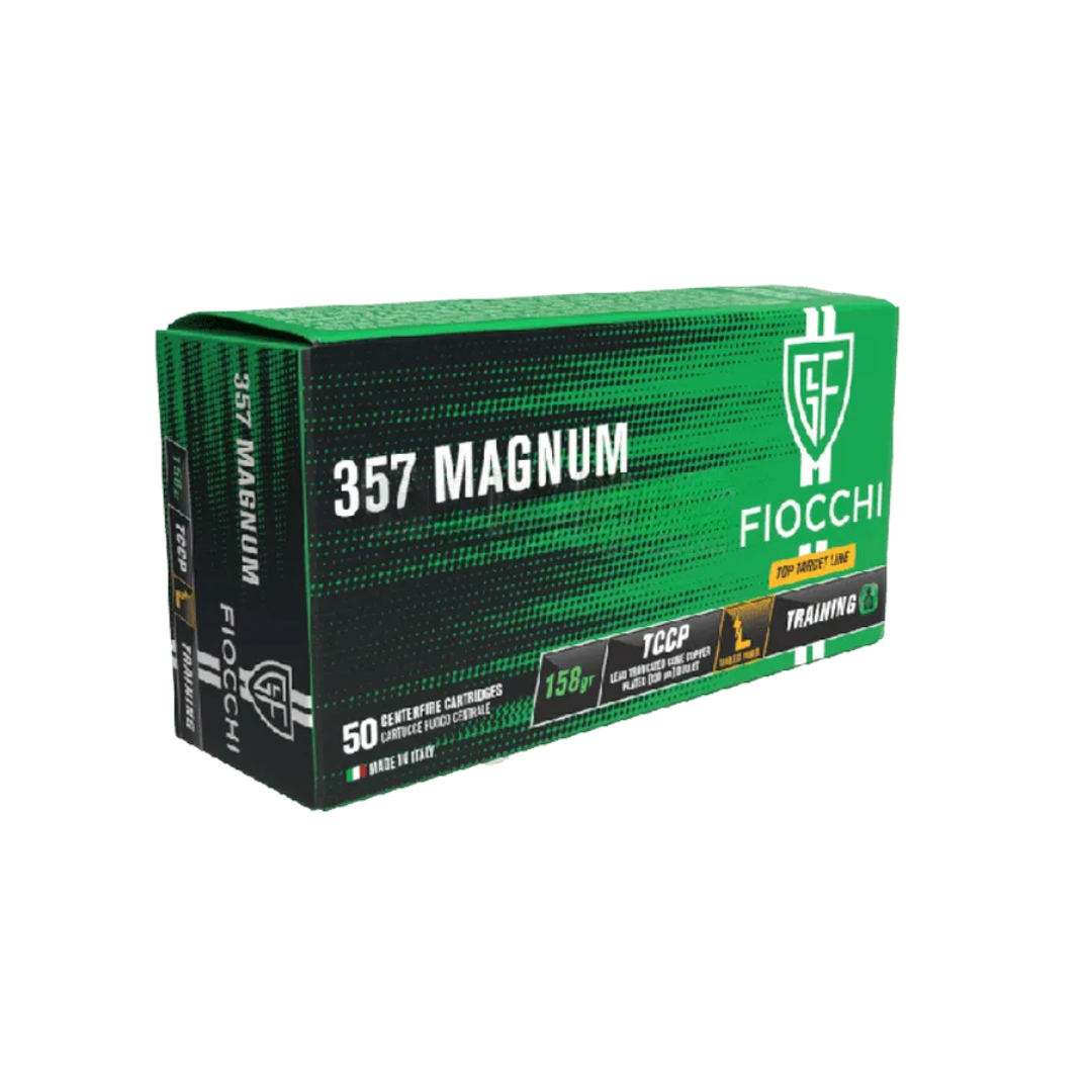 Munição Fiocchi .357 MAG TCCP - Caixa c/50