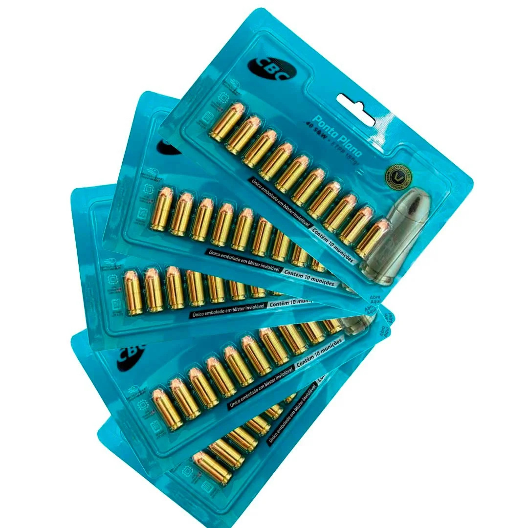 Munição CBC .40 S&W ETPP 180 gr - C/10 Unidades