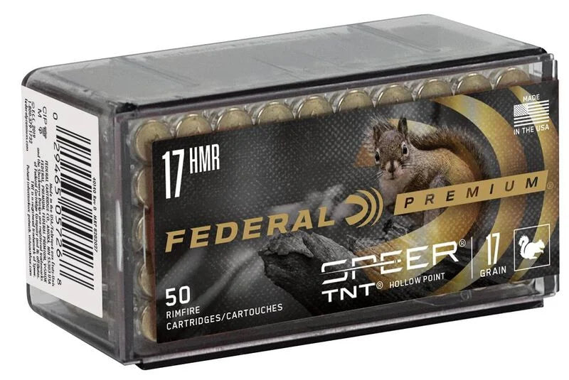 Munição Federal Varmint &amp; Predator Speer TNT .17 HMR 17 Grain