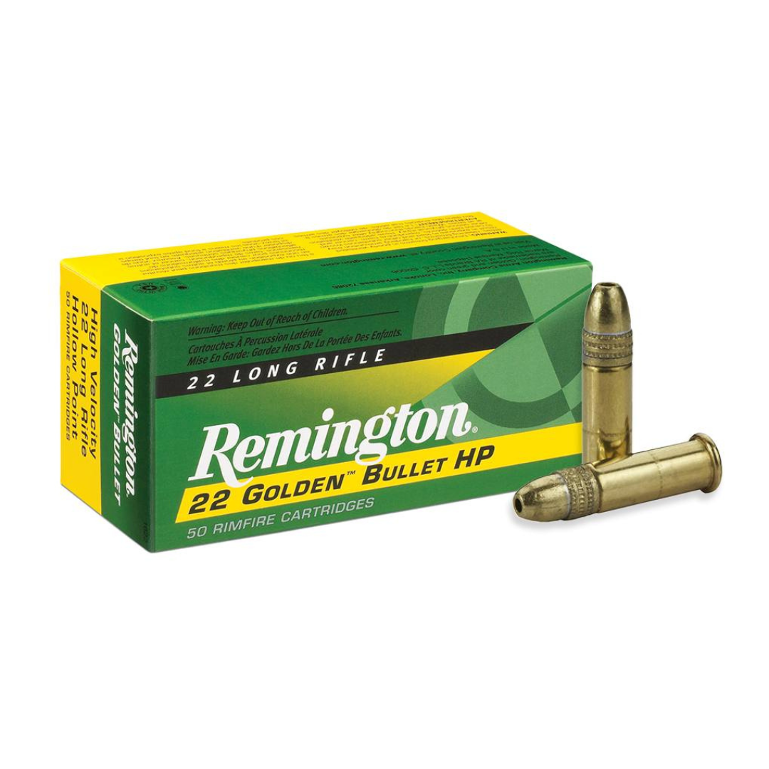 Munição Remington Golden Bullet .22 LR - Caixa c/50