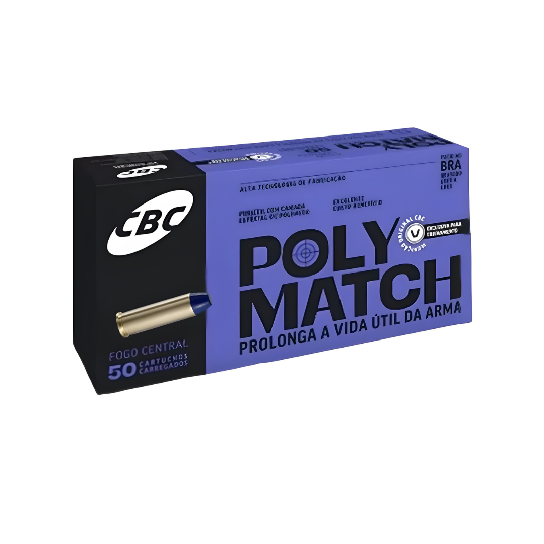 Munição CBC Polymatch .357 Magnum 158gr