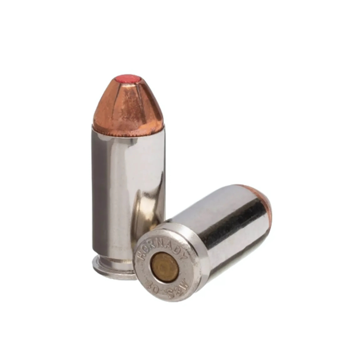 Munição Hornady Critical Defense .40 S&W FTX 165gr