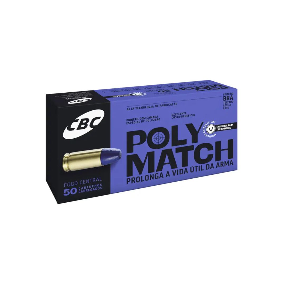 Munição CBC Polymatch LPC .380 ACP 95gr