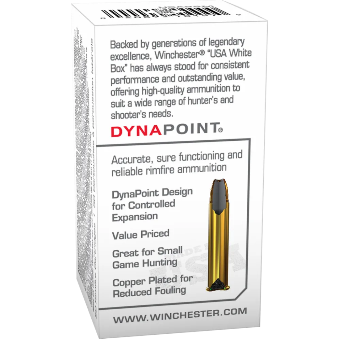 Munição Winchester Dyna Point .22 WMR 45gr